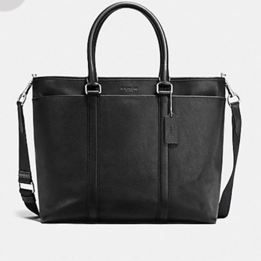 Coach Perry Business Tote in Smooth Leather